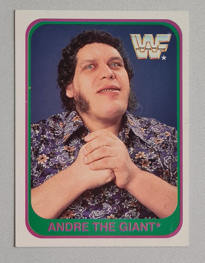 Andre The Giant - 1991 Merlin WWF Wrestling Trading Cards (TitanSports) 35 of 150 set number (German Card)