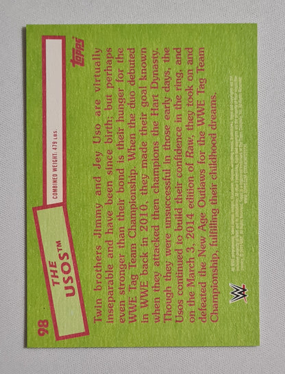 The USOS - 2015 Topps WWE Wrestling Superstars #98