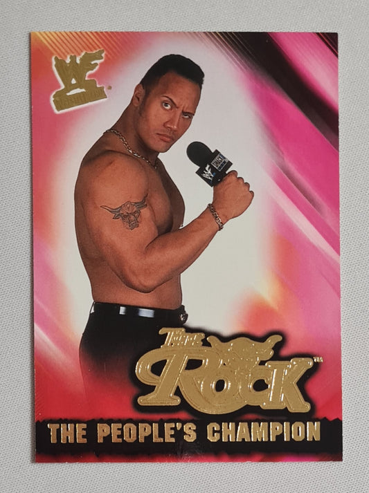 The Rock - 2001 World Wrestling Federation WWF - The People's Champion - #8 of 15 set number