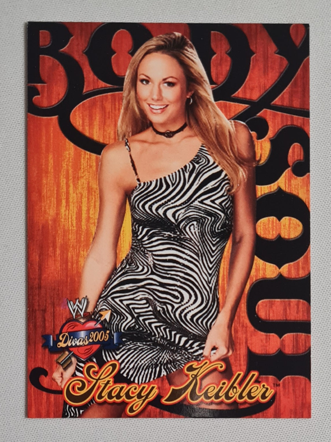 Stacy Keibler - 2004 Fleer WWE Wrestling Body Soul Divas 2005 #2 of 10 card set number