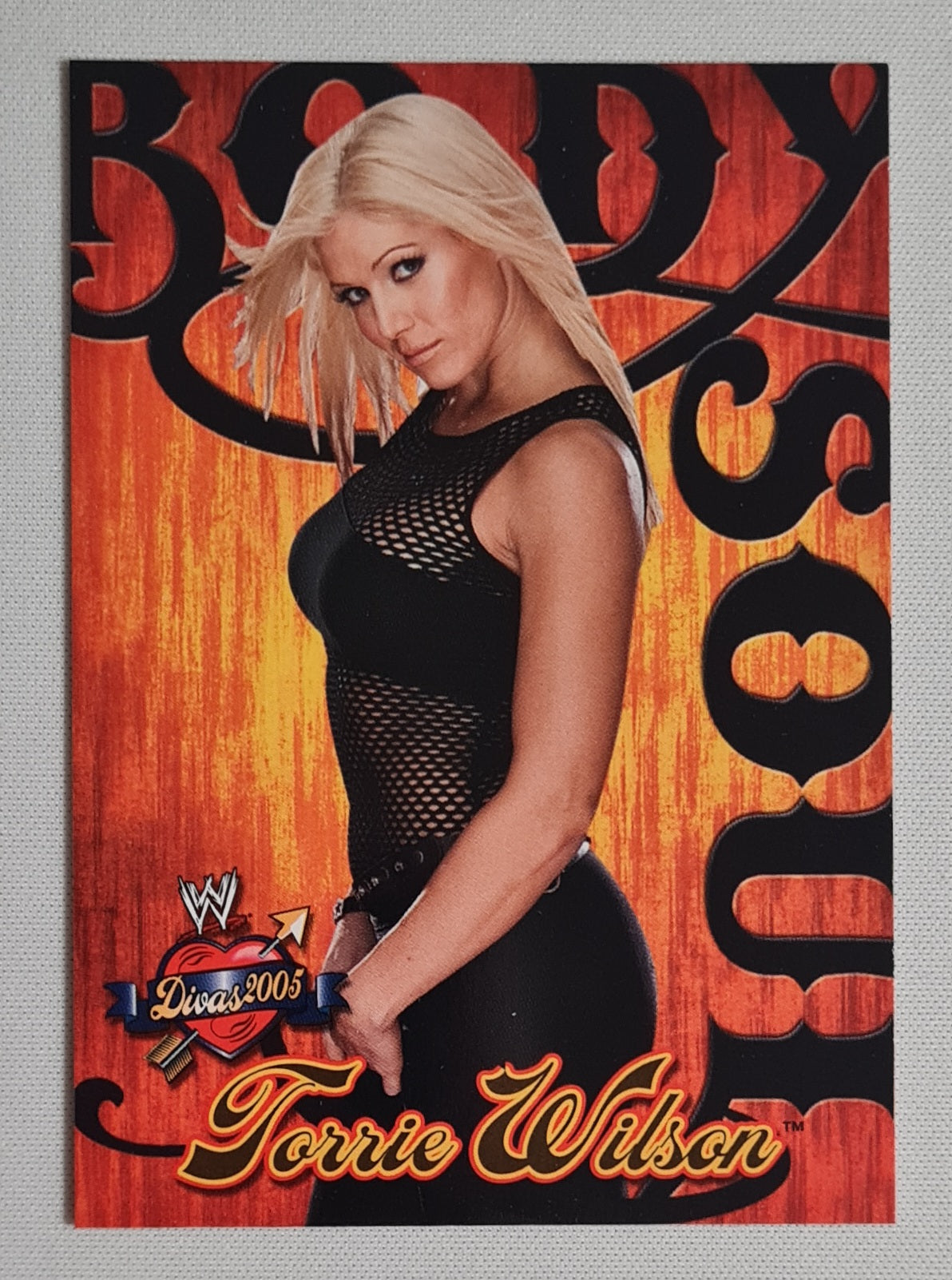Torrie Wilson - 2004 Fleer WWE Wrestling Body Soul Divas 2005 #3 of 10 card set number