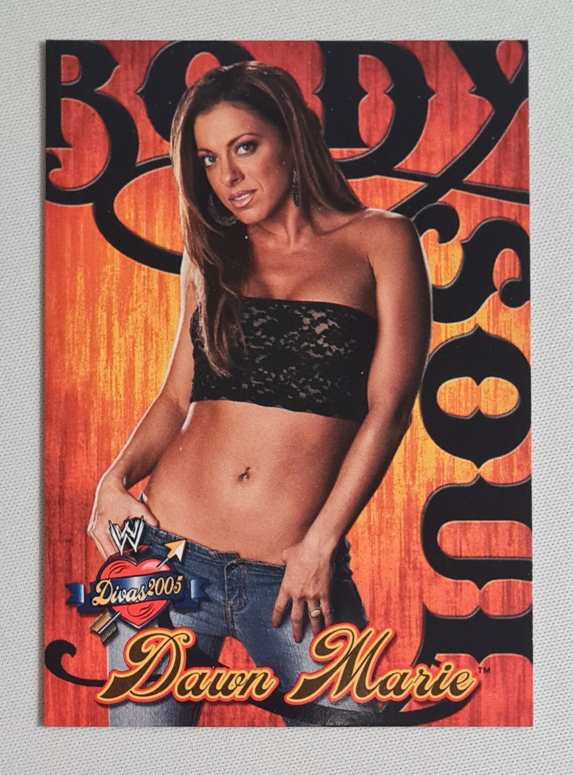 Dawn Marie - 2004 Fleer WWE Wrestling Body Soul Divas 2005 #1 of 10 card set number