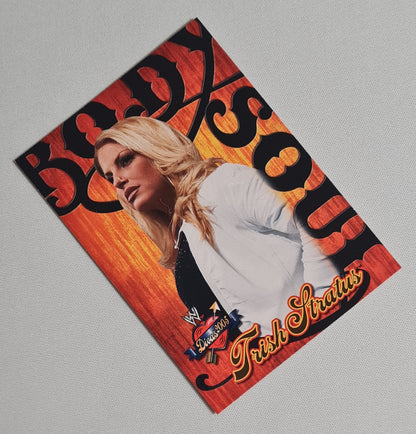 Trish Stratus - 2004 Fleer WWE Wrestling Body Soul Divas 2005 #4 of 10 card set number