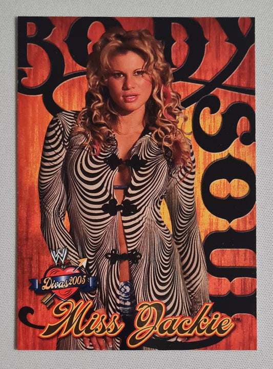 Miss Jackie - 2004 Fleer WWE Wrestling Body Soul Divas 2005 #6 of 10 card set number