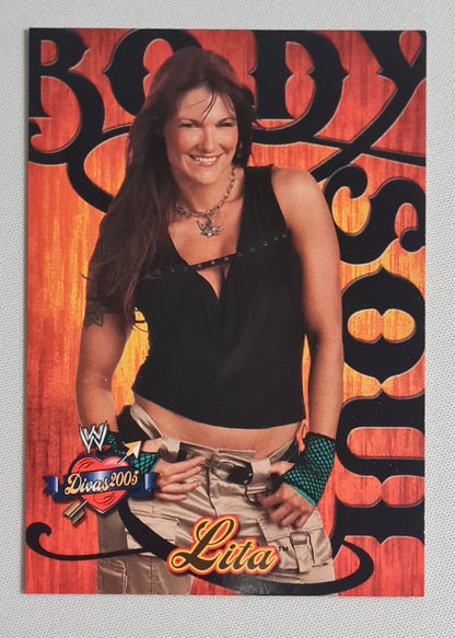 Lita - 2004 Fleer WWE Wrestling Body Soul Divas 2005 #7 of 10 card set number