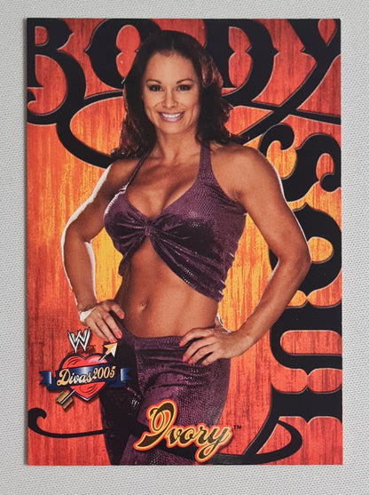 Ivory - 2004 Fleer WWE Wrestling Body Soul Divas 2005 #8 of 10 card set number