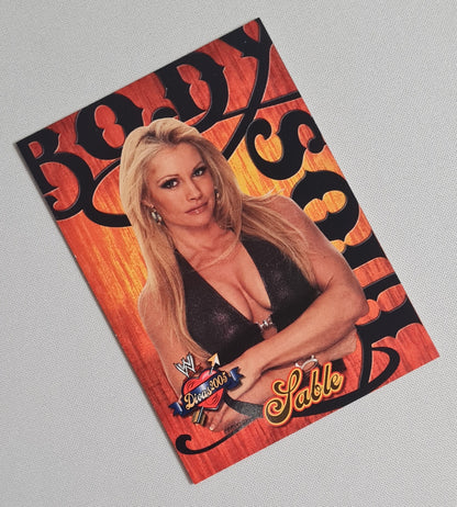 Sable - 2004 Fleer WWE Wrestling Body Soul Divas 2005 #10 of 10 card set number
