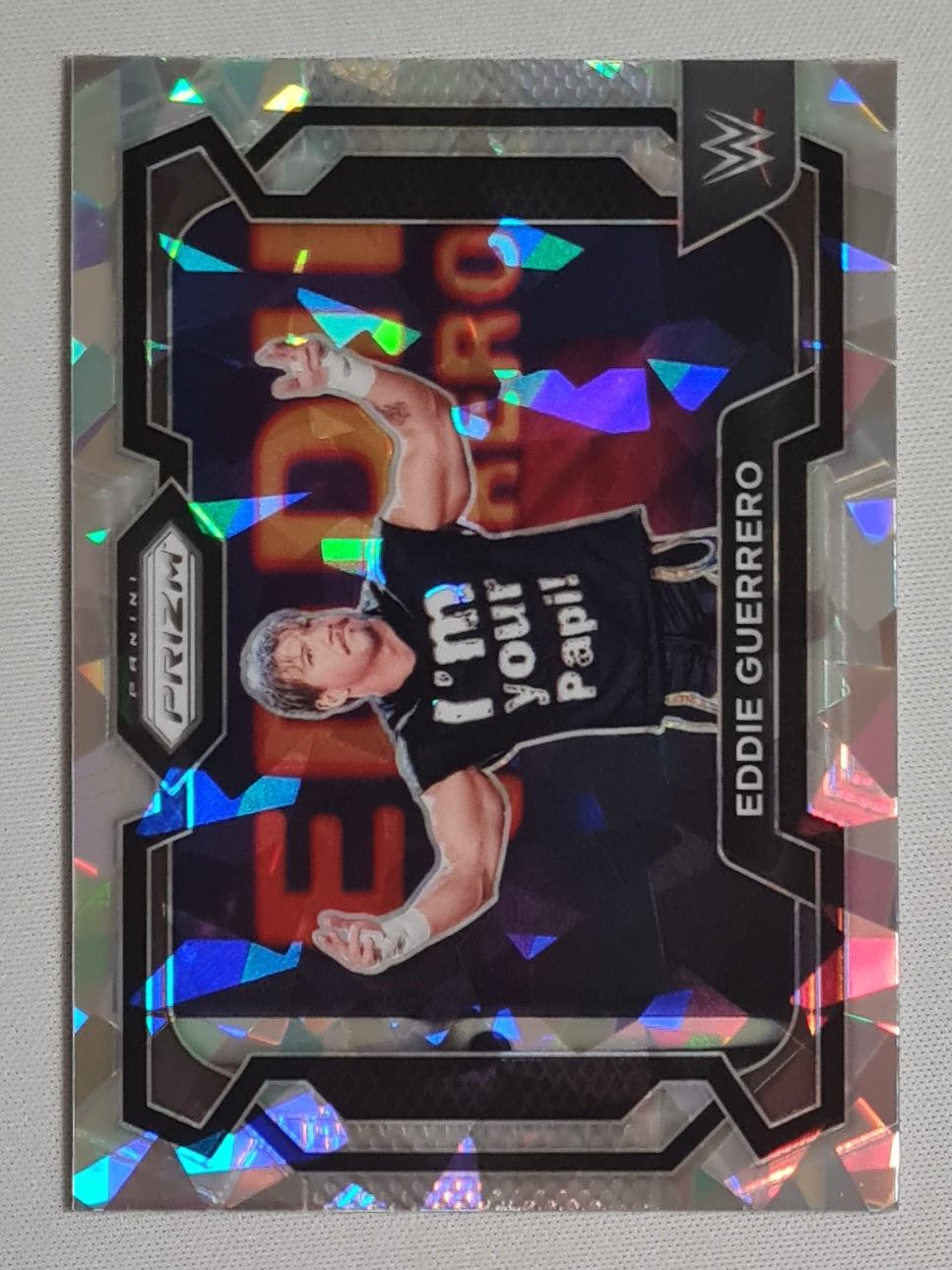 Eddie Guerrero - 2024 Panini Prizm WWE Wrestling Legends #20 Silver Cracked Ice
