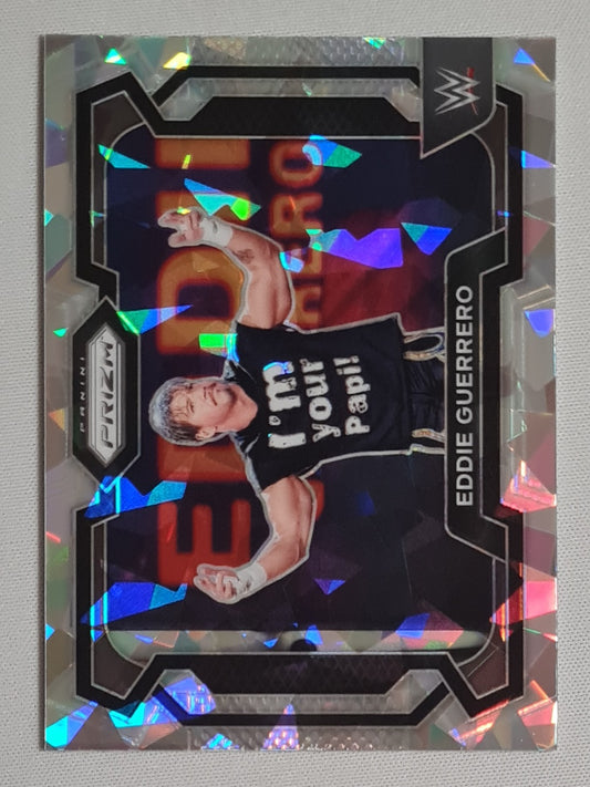 Eddie Guerrero - 2024 Panini Prizm WWE Wrestling Legends #20 Silver Cracked Ice