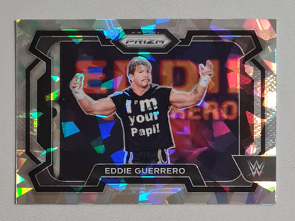 Eddie Guerrero - 2024 Panini Prizm WWE Wrestling Legends #20 Silver Cracked Ice