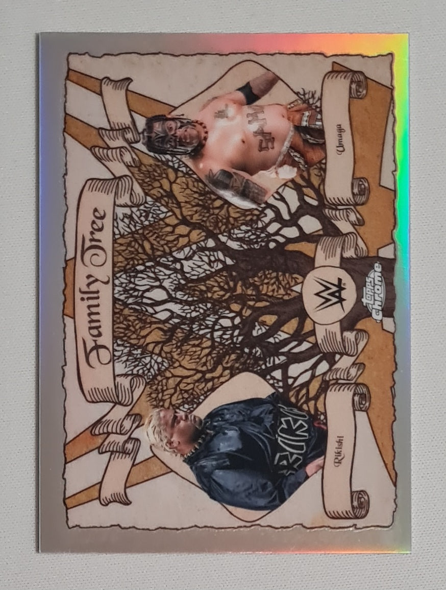 Rikishi & Umaga - 2025 Topps Chrome Family Tree WWE Wrestling #FT-RU