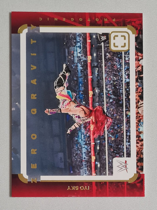 Iyo Sky - 2024 Panini Photogenic WWE Wrestling Women's division - Zero Gravity - #13 Red