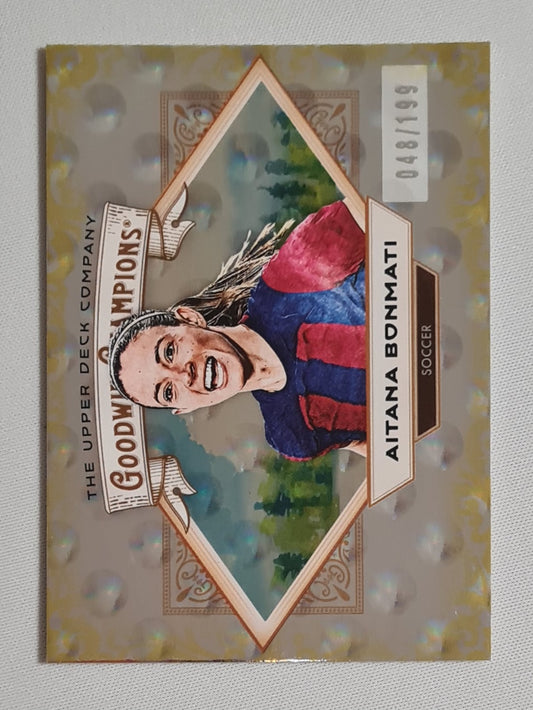 Aitana Bonmati - 2025 Upper Deck Goodwin Champions Soccer FC Barcelona #95 Yellow Circles /199