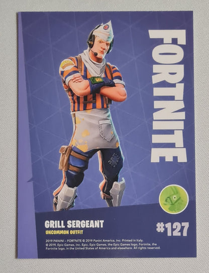 Fortnite "Grill Sergeant" - 2019 Panini Fortnite Uncommon Outfit #127