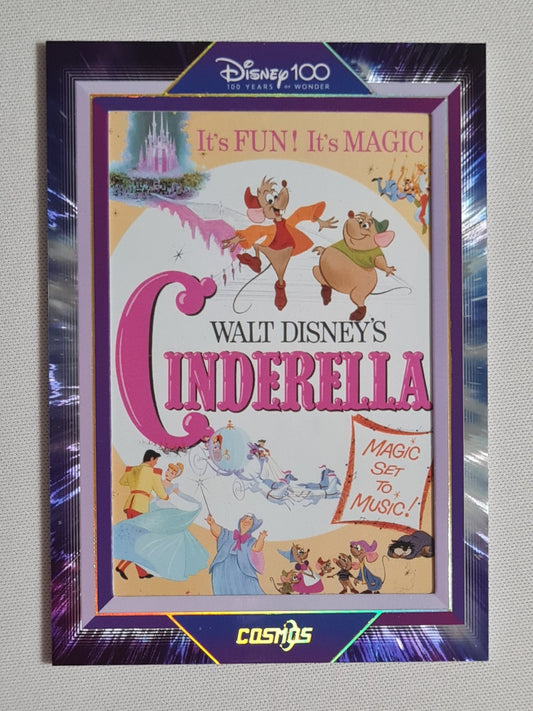 Cinderella - 2023 Disney 100 Classics Cosmos Kakawow #CDQ-HB-67 - Purple Poster Card /288