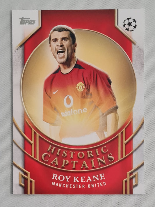 Roy Keane - 2025 Topps Manchester United (CL) Historic Captains HC-10