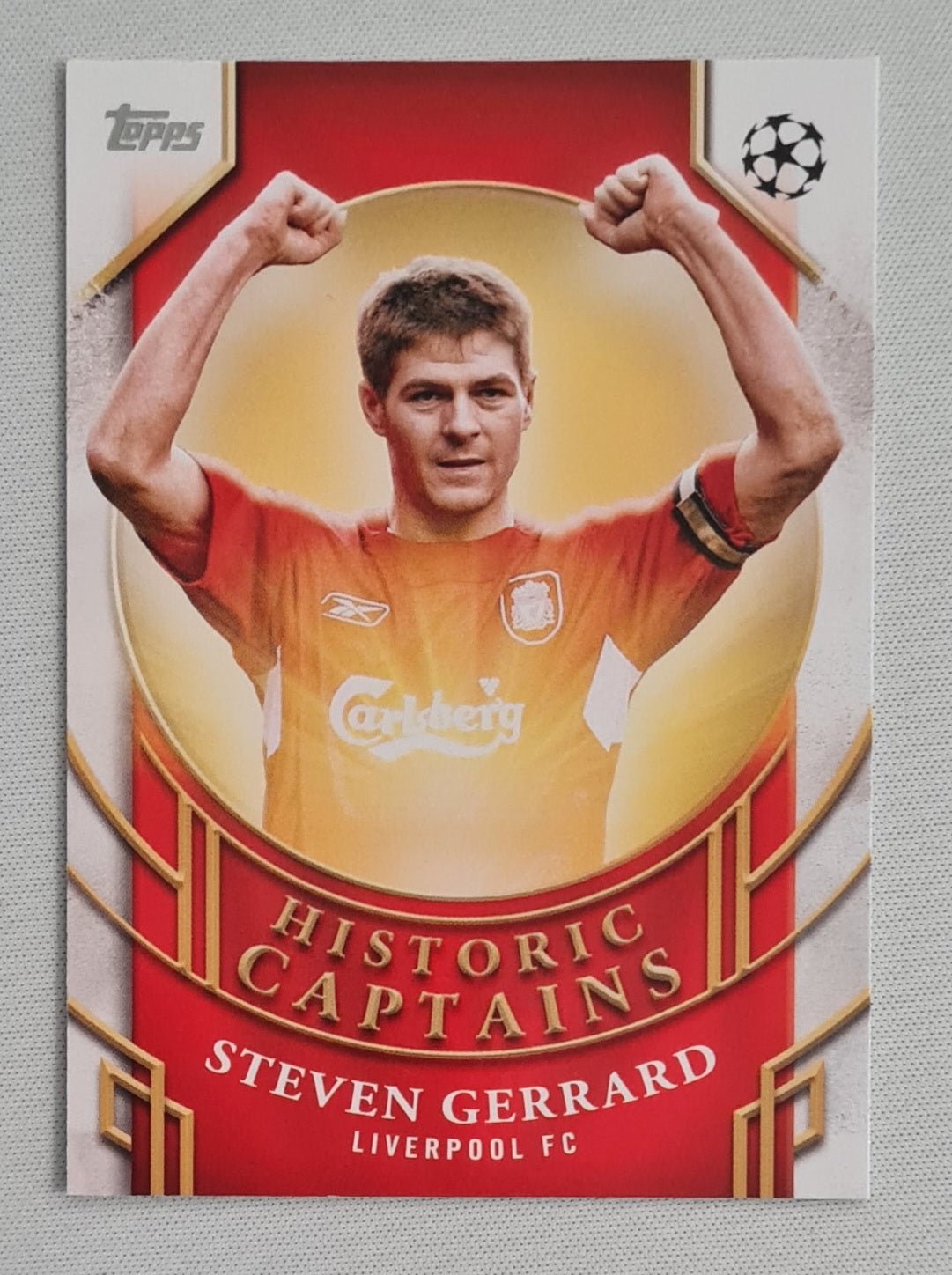 Steven Gerrard - 2025 Topps Liverpool (CL) Historic Captains HC-9