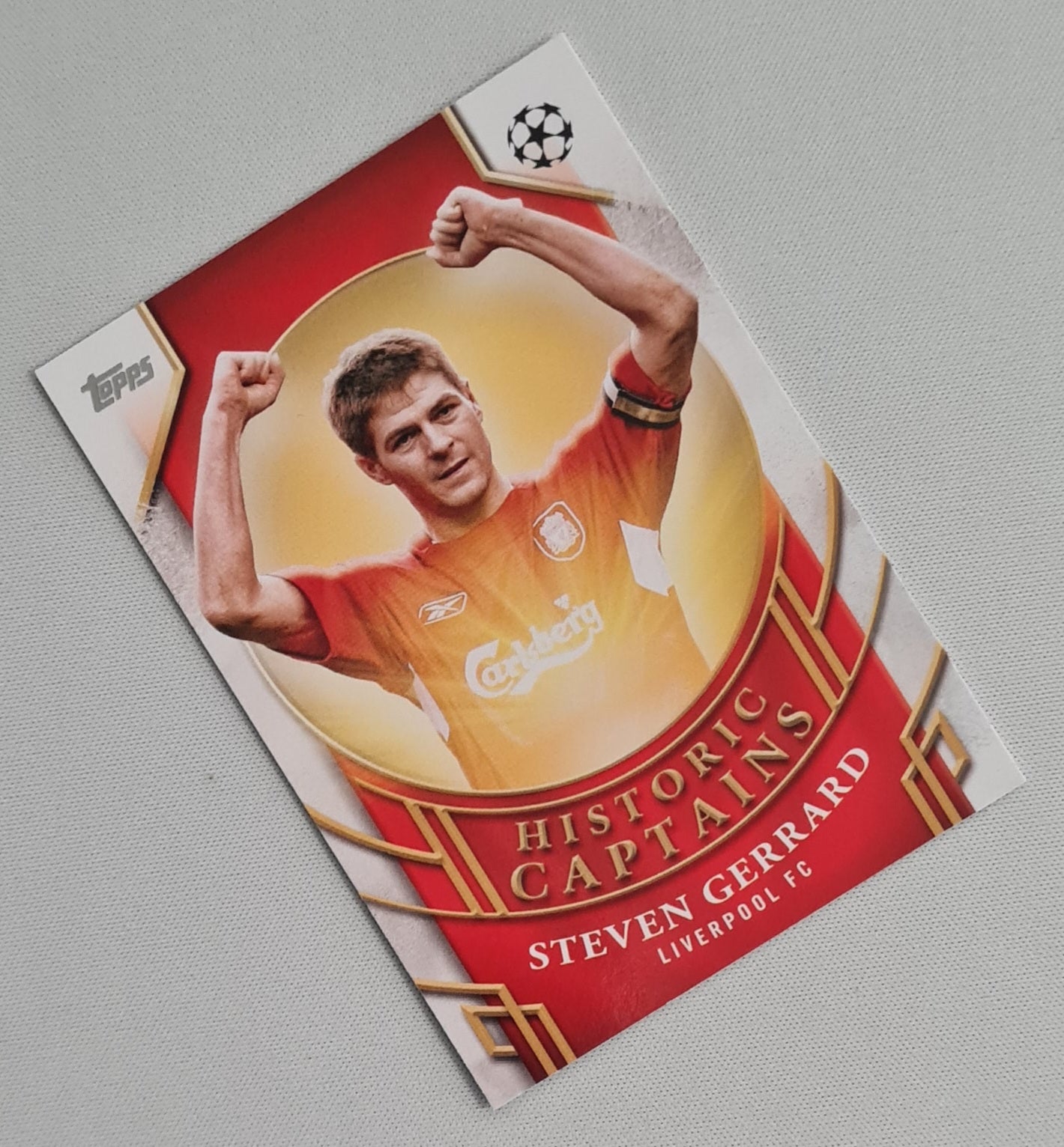 Steven Gerrard - 2025 Topps Liverpool (CL) Historic Captains HC-9