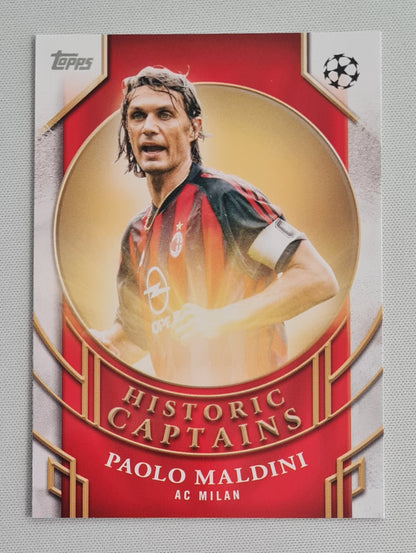 Paolo Maldini - 2025 Topps AC Milan (CL) Historic Captains HC-1