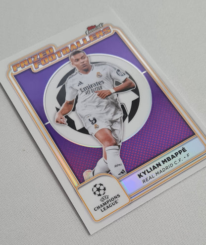 Kylian Mbappe - 2025 Topps Finest Prized Footballers (CL) Real Madrid C.F. #PF-13