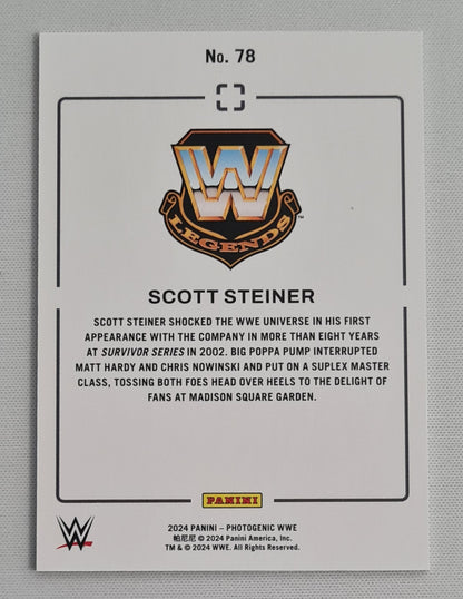 Scott Steiner - 2024 Panini Photogenic WWE Wrestling Legends #78 /99