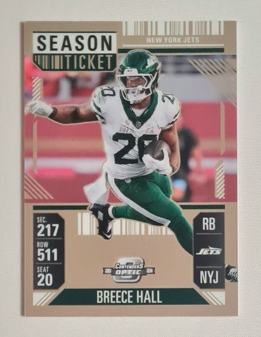Breece Hall - 2024 Panini Contenders Optic Football NFL New York Jets Season Ticket #43