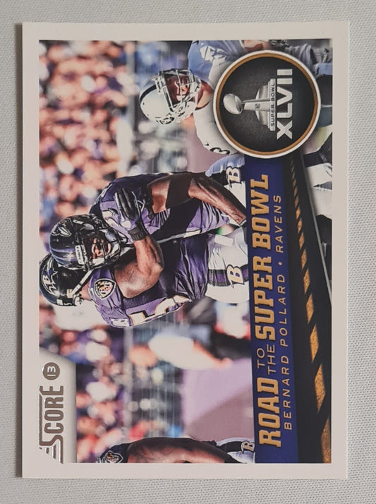 Bernard Pollard - 2013 Score Football NFL Baltimore Ravens Road to the Super Bowl XLVII #265