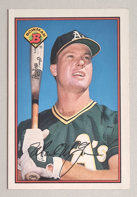 Mark McGwire - 1969 Bowman "Gum" Card MLB Baseball Oakland Athletics #197