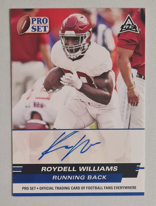 Roydell Williams - 2022 Leaf Trading Cards Football Pro Set #PSA-RW1 (RC) /Auto
