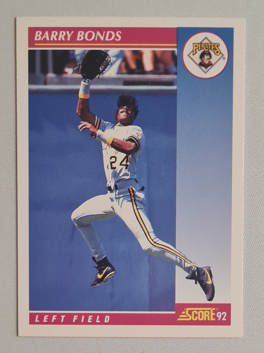Barry Bonds - 1992 Score MLB Baseball Pirates #555