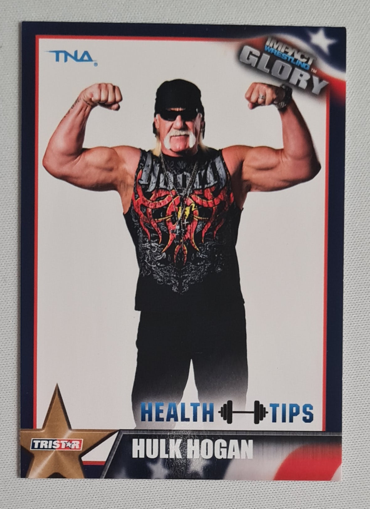 Hulk Hogan - 2013 Tristar Productions Impact Wrestling Glory TNA - Health Tips - #58 Rare!