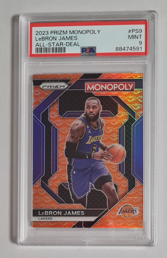 LeBron James - 2023/24 Panini Prizm Basketball Monopoly All-Star-Deal #PS9 PSA 9 MINT