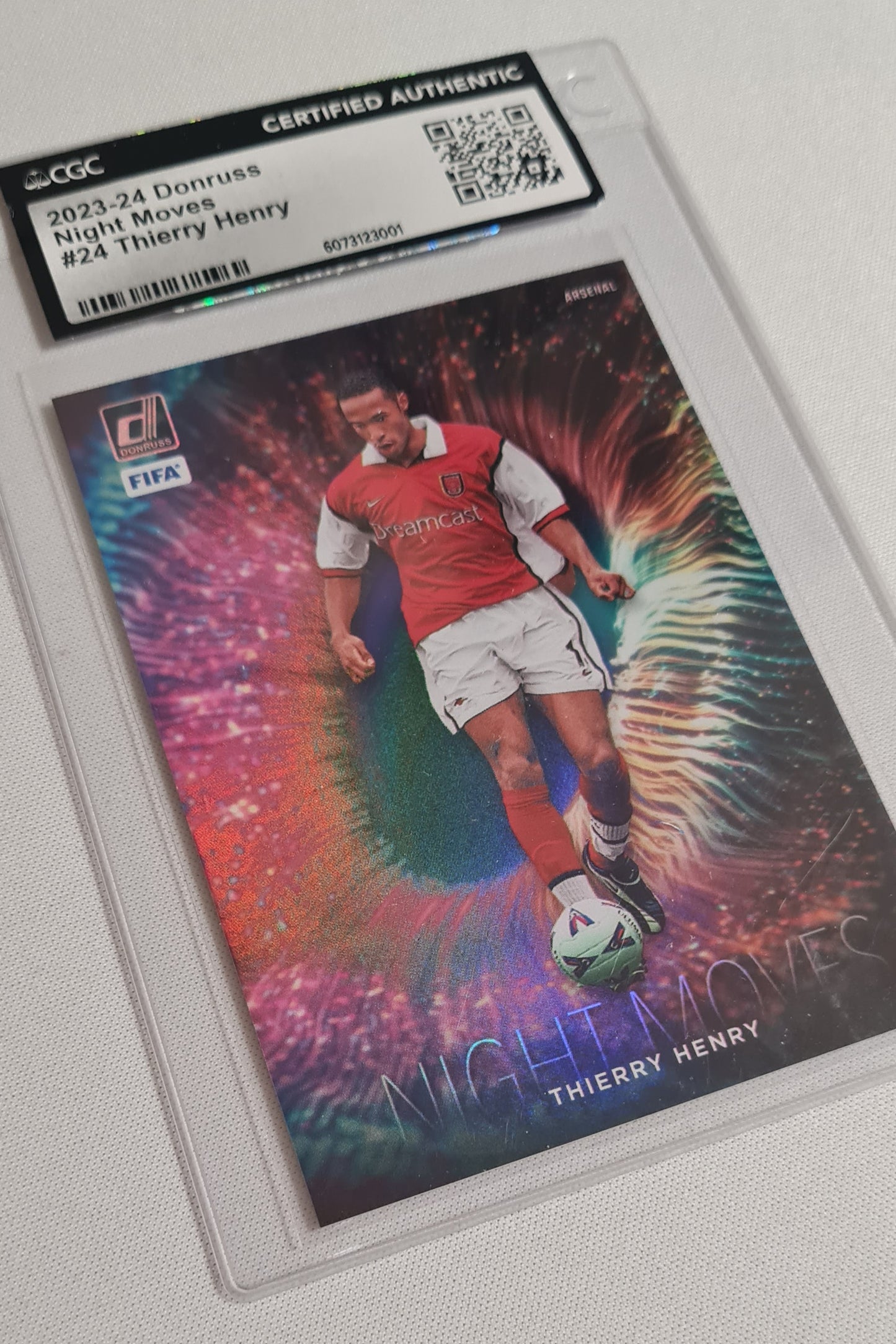 Thierry Henry - 2023/24 Panini Donruss FIFA Soccer - Night Moves - #24 Certified Authentic