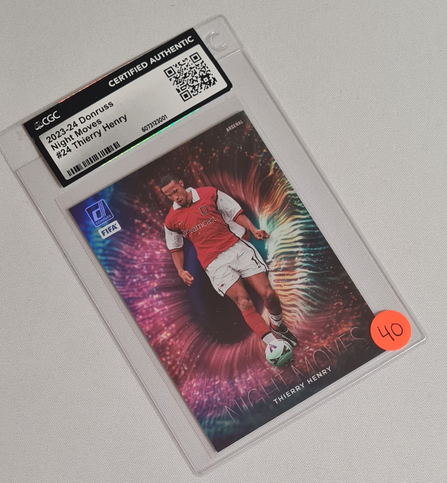 Thierry Henry - 2023/24 Panini Donruss FIFA Soccer - Night Moves - #24 Certified Authentic
