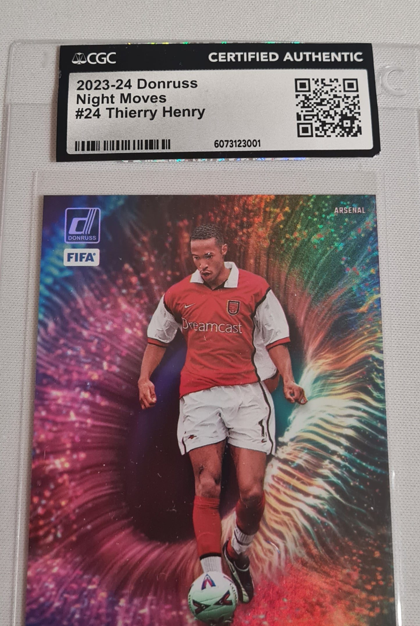 Thierry Henry - 2023/24 Panini Donruss FIFA Soccer - Night Moves - #24 Certified Authentic