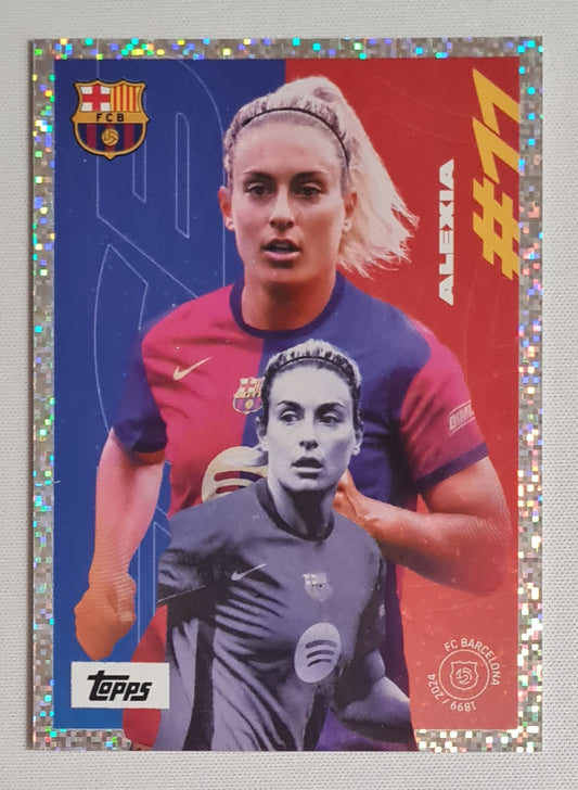 Alexia - 2024 Topps FC Barcelona 125th Set First Goal #39 Static Foil