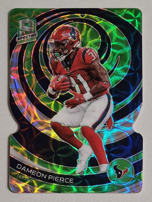 Dameon Pierce - 2023 Panini Spectra Football NFL Texans #35 Neon Green Prizm Die-Cut /30