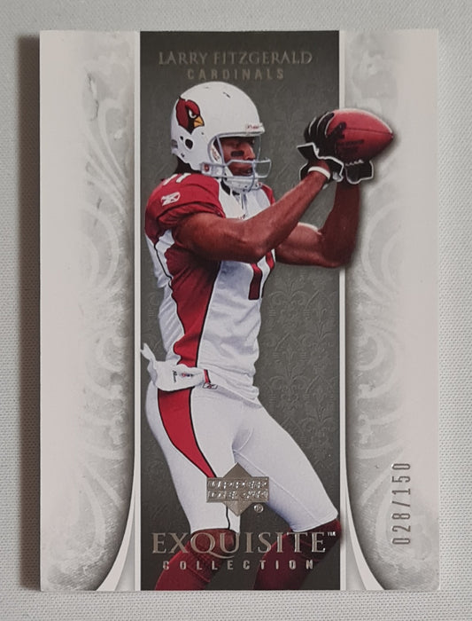 Larry Fitzgerald - 2006 Upper Deck Exquisite Collection NFL Football Cardinals #1 /150