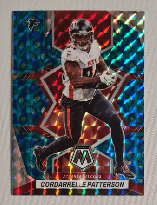 Cordarrelle Patterson - 2022 Panini Mosaic Football NFL Atlanta Falcons #8 Peacock - Rare!