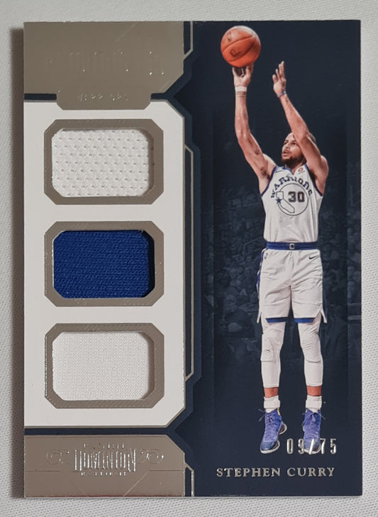 Stephen Curry - 2018-19 Panini Dominion /75 Patch #RT-SCY