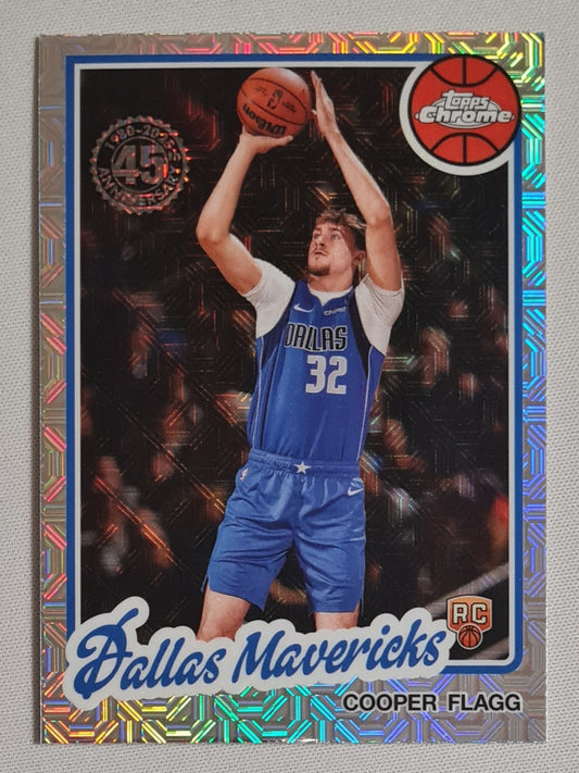 Cooper Flagg - 2025 Topps Chrome Silver Mojo 45th Anniversary #TC-CF