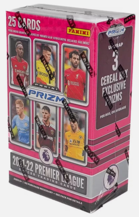 2021/22 Panini Prizm Premier league Socceer CEREAL BOX new factory sealed
