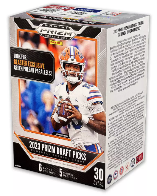 2023 Panini Prizm Premier Draft picks football trading cards blaster